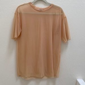 Zara- sheer top M